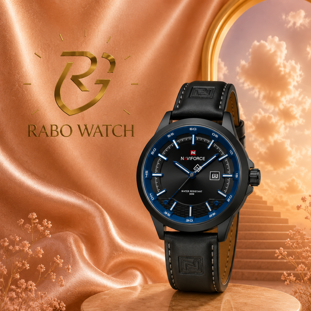 ساعت مچی مردانه نیوی فورس 9248 - NAVIFORCE NF9248 L B/BE/B